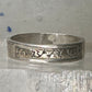 Kokopelli ring Skeets band Navajo size 16 14K sterling silver sterling men