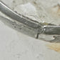 Long eagle ring onyx Navajo leaves full finger band&nbsp; size 7 sterling silver women AS IS