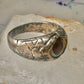 Vintage Eye ring size 11.50 snake surface design band sterling silver women men