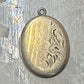 Oval locket photo pendant 1/20 12K gold filled photo women girls