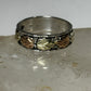 Black Hills Gold ring size 10.75 rose leaves wedding sterling silver band women men