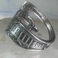 Spoon ring Vintage Washington DC spoon band size 4.75 sterling silver women girls