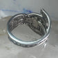 Spoon ring Vintage Washington DC spoon band size 4.75 sterling silver women girls