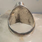 Navajo ring turquoise size 8.75  sterling silver women men