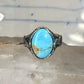 Eagle ring signed turquoise size 12 sterling silver Carolyn Pollack women men