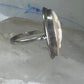 Bull ring Cameo Shell Taurus Zodiac band size 4 800 silver women girls