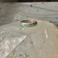Vintage Zuni wedding band turquoise size 9.50 band sterling silver women men