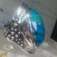 Turquoise ring bulky boho band size 7 sterling silver women girls