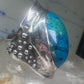 Turquoise ring bulky boho band size 7 sterling silver women girls