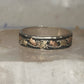 Vintage Black Hills Gold Landstrom Sterling Silver 12K Gold Leaf Band Ring Size 14 925