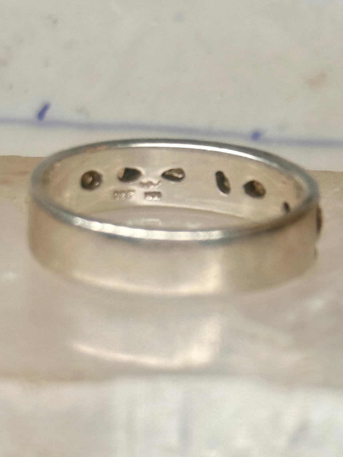 Vintage Black Hills Gold Landstrom Sterling Silver 12K Gold Leaf Band Ring Size 14 925