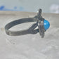 Phoenix ring Turquoise ring Navajo band size 4.50 sterling silver women girls