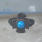 Phoenix ring Turquoise ring Navajo band size 4.50 sterling silver women girls