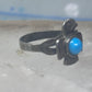 Phoenix ring Turquoise ring Navajo band size 4.50 sterling silver women girls