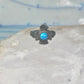 Phoenix ring Turquoise ring Navajo band size 4.50 sterling silver women girls