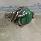 Southwest four snakes snake ring turquoise size 7.25 sterling silver women men