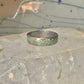 Vintage Zuni wedding band turquoise chips size 10.75 band sterling silver women men