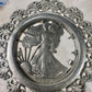 Vintage Walking Liberty Coin pendant Cut Out from 1943