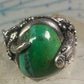 Southwest four snakes snake ring turquoise size 7.25 sterling silver women men