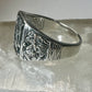 Eagle ring southwest mountains sunrise sunset band size 13 sterling silver cowgirl