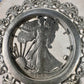 Vintage Walking Liberty Coin pendant Cut Out from 1943