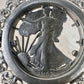 Vintage Walking Liberty Coin pendant Cut Out from 1943