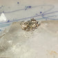 Black Hills Gold ring leaves wedding band size 6.5 sterling silver women