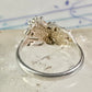 Black Hills Gold ring leaves wedding band size 6.5 sterling silver women