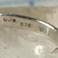 Black Hills Gold ring leaves wedding band size 6.5 sterling silver women