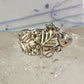 Black Hills Gold ring leaves wedding band size 6.5 sterling silver women