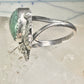 Navajo ring heart love Valentine leaves band size 7.5 sterling silver women