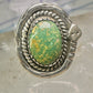 Navajo snake ring turquoise size 8.75 adj  sterling silver women