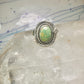 Navajo snake ring turquoise size 8.75 adj  sterling silver women