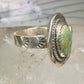 Navajo snake ring turquoise size 8.75 adj  sterling silver women