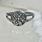 Celtic knot ring Circular knots band Size 6.50 sterling silver women girls