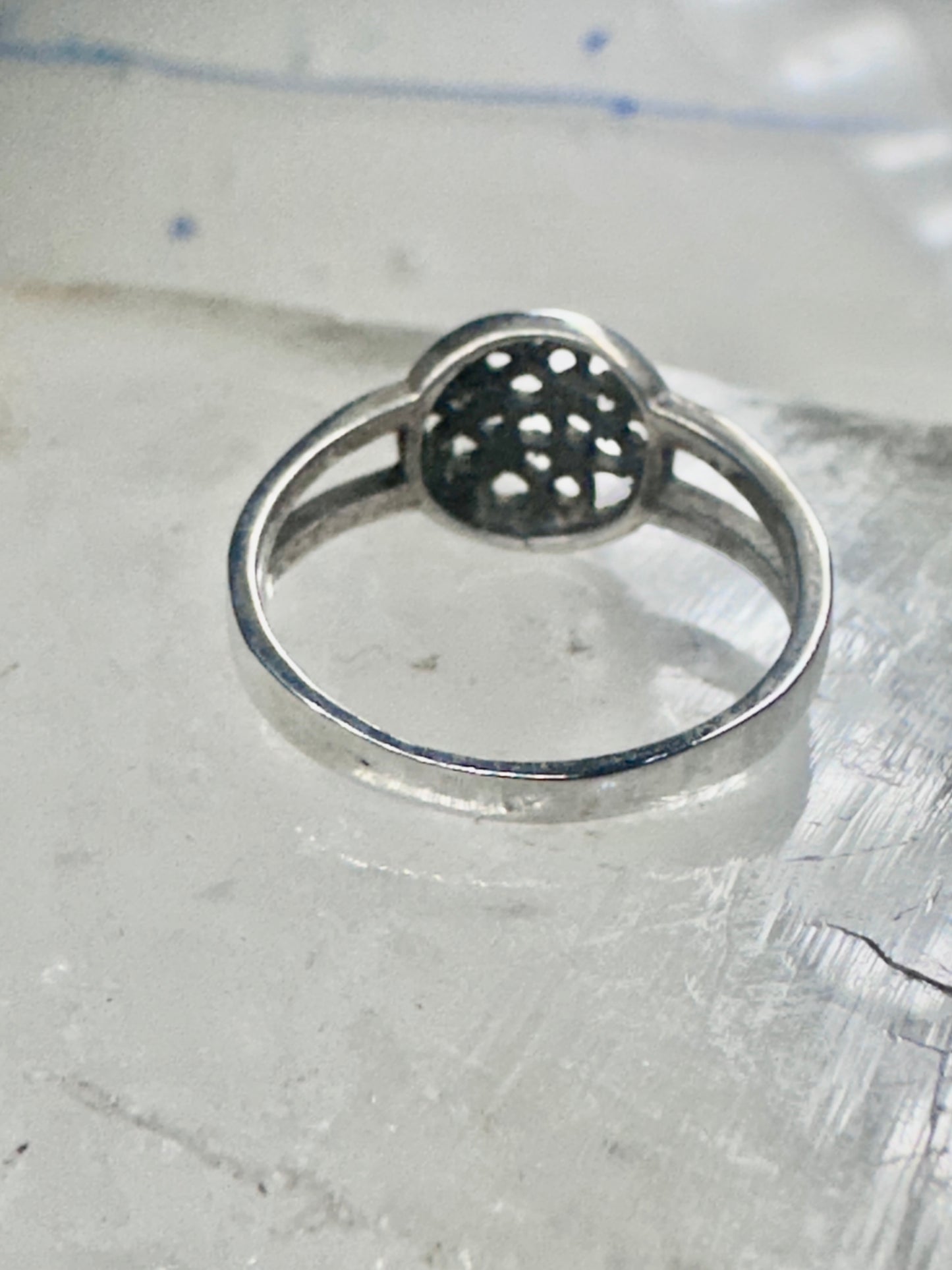 Celtic knot ring Circular knots band Size 6.50 sterling silver women girls