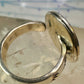 Navajo snake ring turquoise size 8.75 adj  sterling silver women
