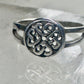 Celtic knot ring Circular knots band Size 6.50 sterling silver women girls