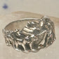 Vintage Noah's Ark Animals Two by Two Biblical Ring Cigar Band Size 6 925