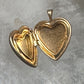 Vintage Heart Photo Locket "I Love You" Valentine with Heart and Floral Design