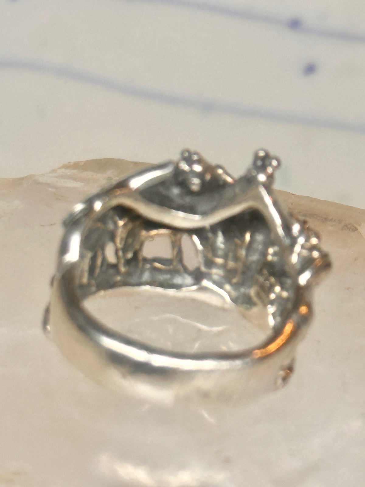 Vintage Noah's Ark Animals Two by Two Biblical Ring Cigar Band Size 6 925