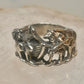 Vintage Noah's Ark Animals Two by Two Biblical Ring Cigar Band Size 6 925