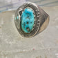 Navajo snake ring turquoise size 11.5 sterling silver women men
