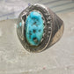 Navajo snake ring turquoise size 11.5 sterling silver women men