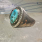 Navajo snake ring turquoise size 11.5 sterling silver women men