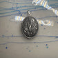 Vintage Large Marshes Floral Photo Locket Pendant