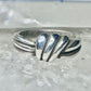 Knot ring Love Band band Size 7 vintage sterling silver women girls