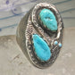 Navajo ring snake ring turquoise size 10.25 sterling silver women men