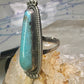 Long Navajo ring Turquoise rope design band size 7.5 sterling silver women