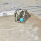 Navajo ring eagle band turquoise size 11 sterling silver women men